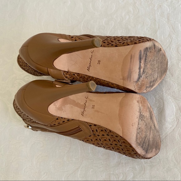 alegandra G side zip woven buckle ankle boots - Picture 8 of 10